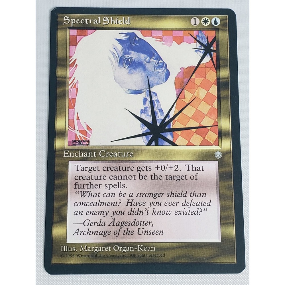 Spectral Shield Magic The Gathering Ice Age 1995 Rare MTG Margaret Organ-Kean